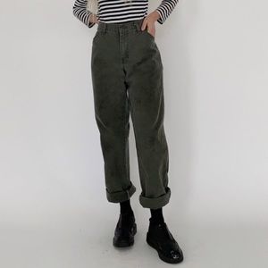 Dickies green army pant jean